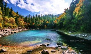 五彩池图片 五彩池图片